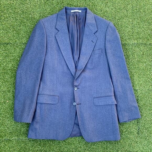 Yves Saint Laurent Men's Grey Wool Vintage Blazer Suit Jacket - Picture 1 of 7